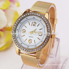 2015 new gold plated men's chinese wrist watch